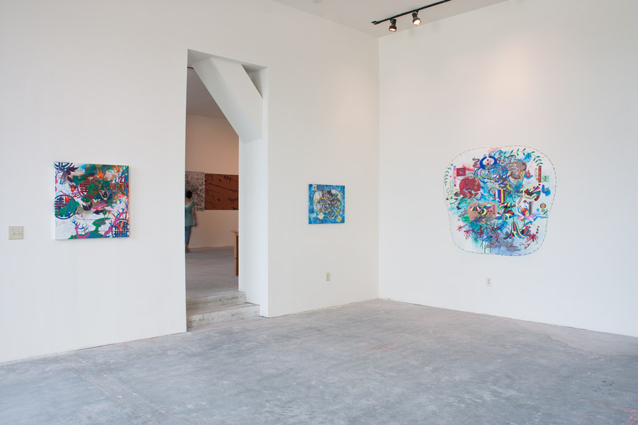 Four Atlantans, Alejandro Aguilera, Brian Dettmer, Craig Drennen, and Jiha Moon, exhibition view, 2013.